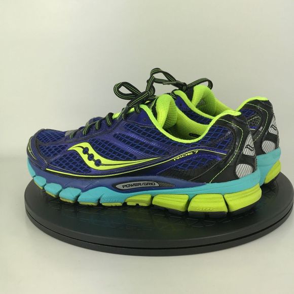 Saucony Rude 7 Purple/Blue Athletic Running Shoes S10241-5 Women's Size 8 - Picture 7 of 12